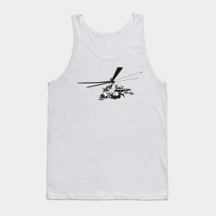 Cartoon helicopter Tank Top